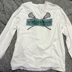 White vineyard vines lacrosse long sleeve